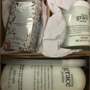 Philosophy Amazing Grace Jasmine 3 Piece Super Gift Set!